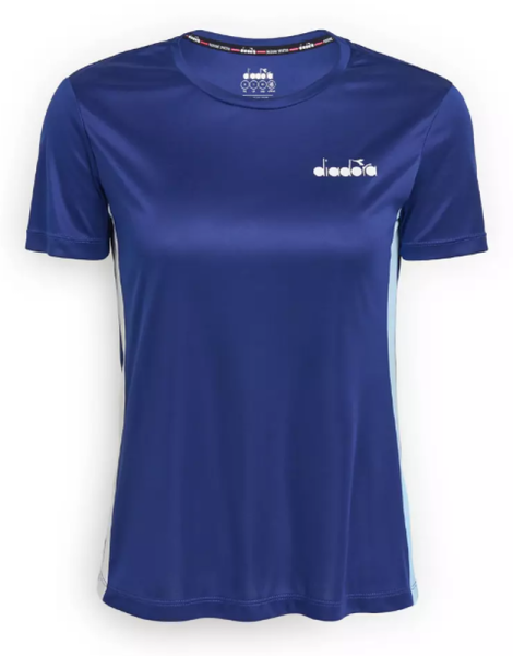 Tenisa T-krekls sievietēm Diadora L. SS T-Shirt - blue print