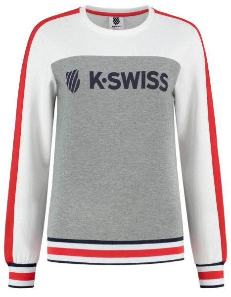  K-Swiss Heritage Sport Warm-Up Sweat W - ox melange/white