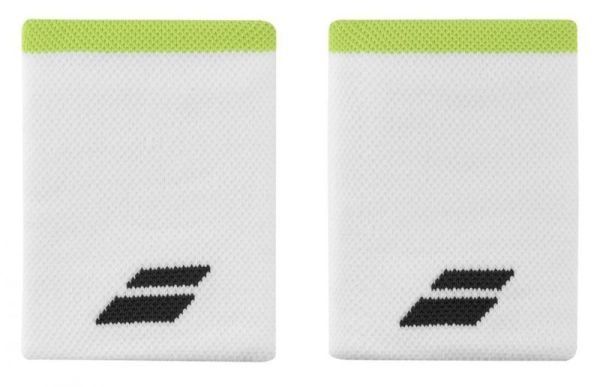 Asciugamano da tennis Babolat Logo Jumbo Wristband - white/aero