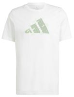 Herren Tennis-T-Shirt Adidas Tennis Logo Slam Graphic T-Shirt - Weiß