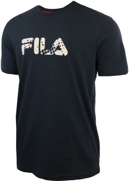  Fila T-Shirt Logo Cotton - peacoat blue
