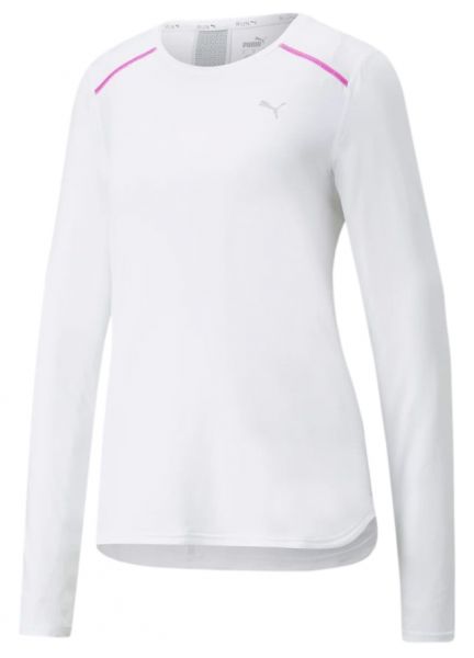 Damen Langarm-T-Shirt Puma Run Cloudspun Marathon Long Sleeve - puma white