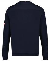 Męska bluza tenisowa Le Coq Heritage Crew Sweat No.1 FW22 - sky captain Męska bluza tenisowa Le Coq Heritage Crew Sweat No.1 FW22 - sky captain