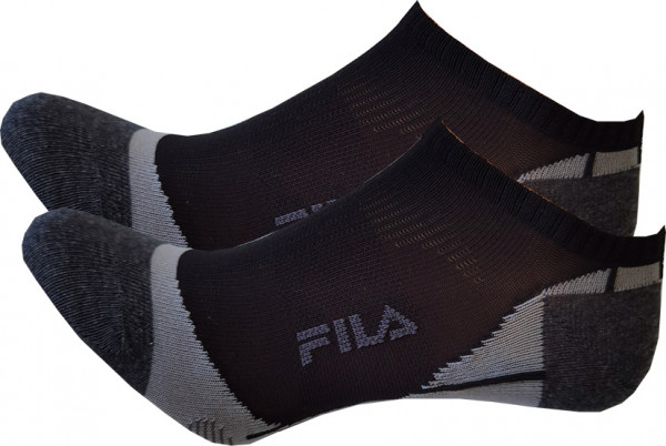 Zokni Fila Calza Invisible Socks 3P - black