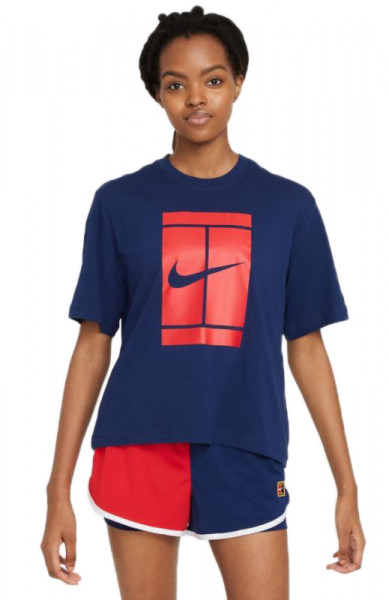  Nike Court Tee SSNL Court W - binary blue