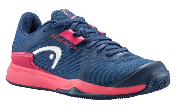 Damskie buty tenisowe Head Sprint Team 3.5 Clay - dark blue/azalea