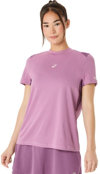 Women's T-shirt Asics Padel Court Short Sleeve - Purple