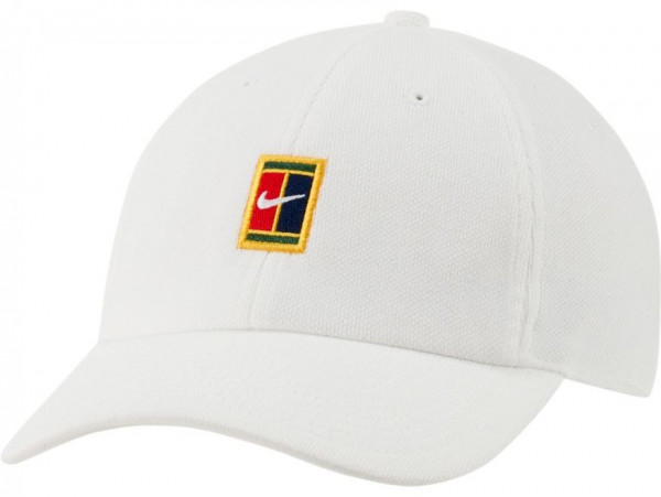 Kapa za tenis Nike H86 Court Logo Cap - white/white