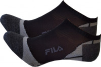 Tennisesokid  Fila Calza Invisible Socks 3P - black