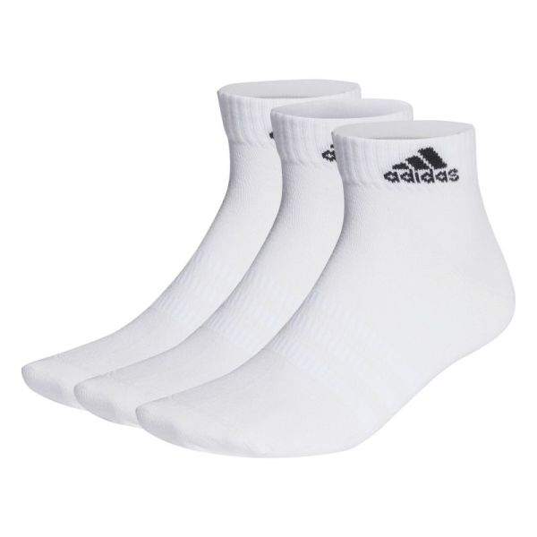 Ponožky Adidas Thin And Light Ankle Socks 3P - white/black