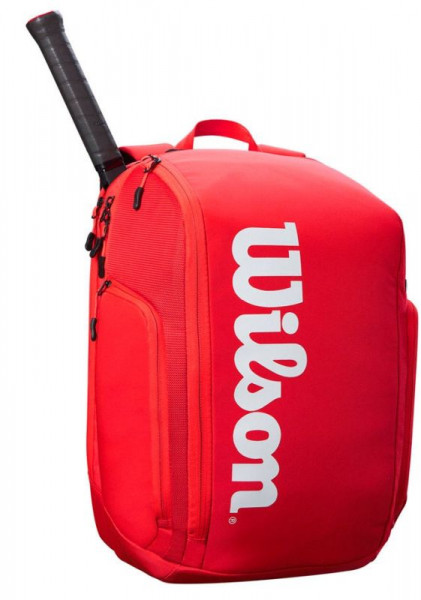 Tennis Backpack Wilson Super Tour Backpack - red