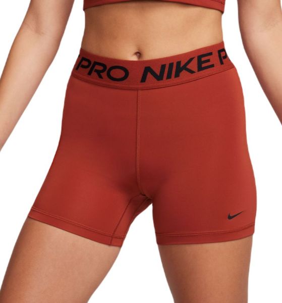 Shorts de tennis pour femmes Nike Pro 365 Short 5in - rugged orange/black