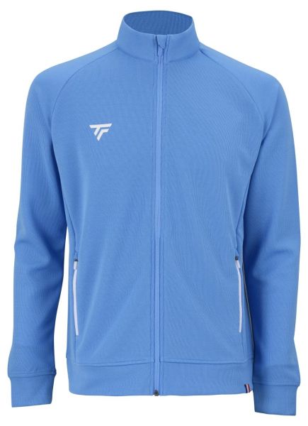 Herren Tennissweatshirt Tecnifibre Team Jacket - azur