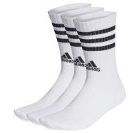 Calcetines de tenis  Adidas 3-Stripes Cushioned Crew Socks 3P - white/black