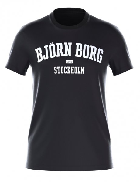 Herren Tennis-T-Shirt Björn Borg Essential T-shirt - black