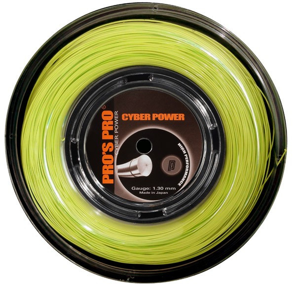Tennisekeeled Pro's Pro Cyber Power (200 m) - lime