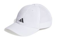 Gorra de tenis  Adidas Running Essentials Aeroready Six-Panel Baseball Cap - white/matte silver