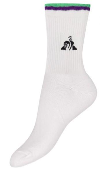 Κάλτσες Le Coq Sportif Tennis Socks 1P - white/vintage green