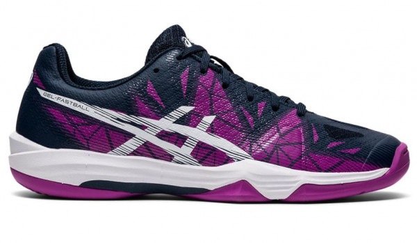 Women's badminton/squash shoes Asics Gel-Fastball 3 W - digital grape/white
