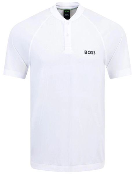Herren Tennispoloshirt BOSS x Matteo Berrettini Pariq MB Polo - white