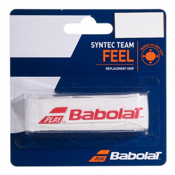 Owijki tenisowe bazowe Babolat Syntec Team 1P - white/red
