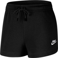 Damskie spodenki tenisowe Nike Sportswear Essential Short French Terry W - black/white