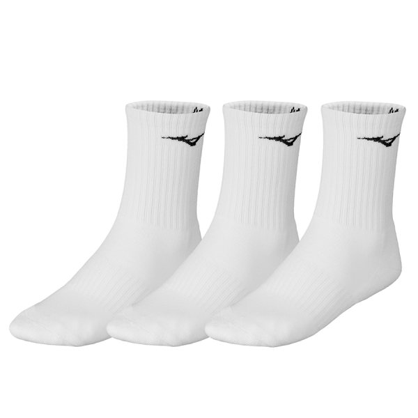 Čarape za tenis Mizuno Training 3P - white