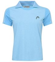 Polo marškinėliai moterims Head Padel Tech Polo Shirt - electric blue