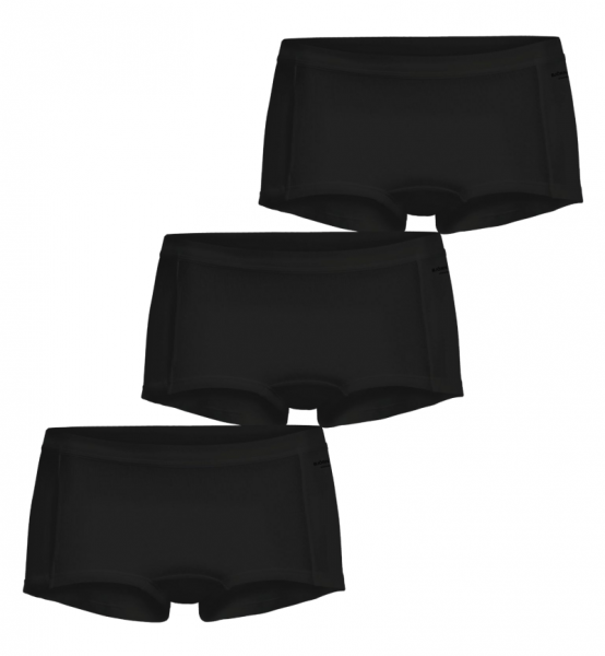 Damen Unterhosen Björn Borg Core Minishorts 3P - black