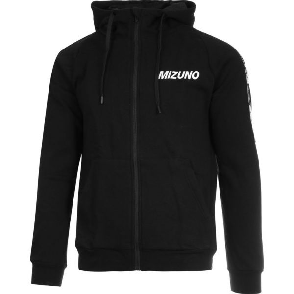 Herren Tennissweatshirt Mizuno Sweat Jacket - black