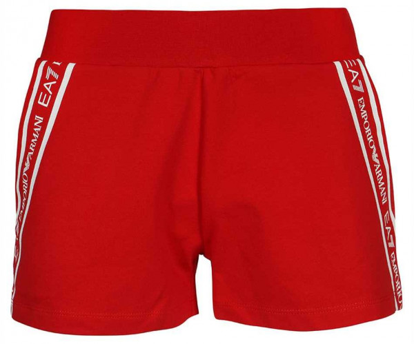  EA7 Woman Jersey Shorts - racing red