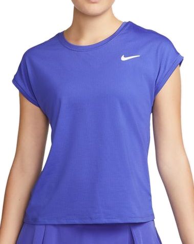 Marškinėliai moterims Nike Court Dri-Fit Victory Top Short Sleeve - lapis/white