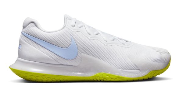 Herren-Tennisschuhe Nike Zoom Vapor Cage 4 Rafa - white/cobalt bliss/bright cactus