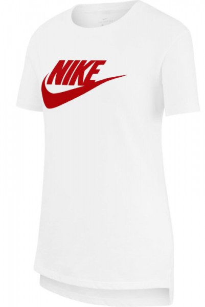  Nike G NSW Tee DPTL Basic Futura - white/university red/university red
