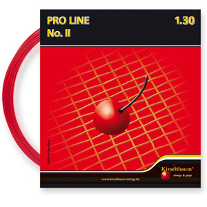 Tenisz húr Kirschbaum Pro Line No. II (12 m) - red