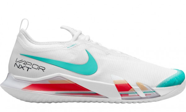 Męskie buty tenisowe Nike React Vapor NXT - white/washed teal habanero/red
