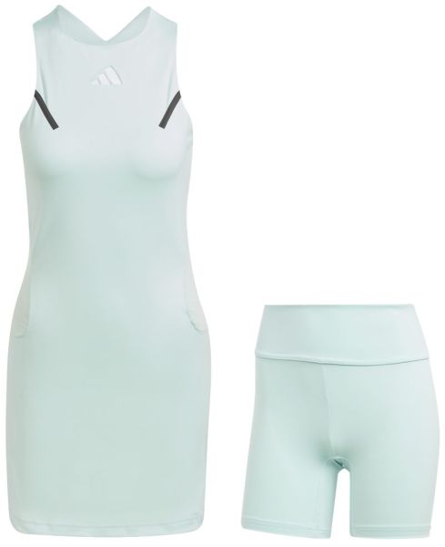 Naiste tennisekleit Adidas Premium Dress - semi flash aqua
