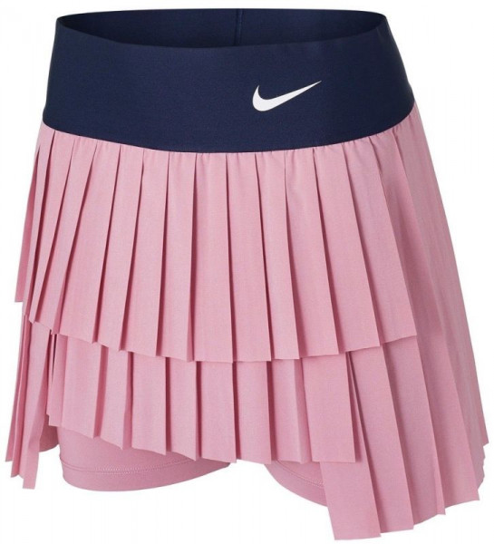 Nike Court Dri-Fit Advantage Skirt Pleated W - elemental pink/obsidian/white