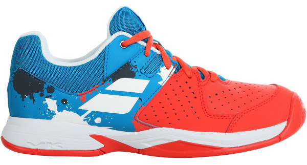  Babolat Pulsion All Court Junior - tomato red/blue aster