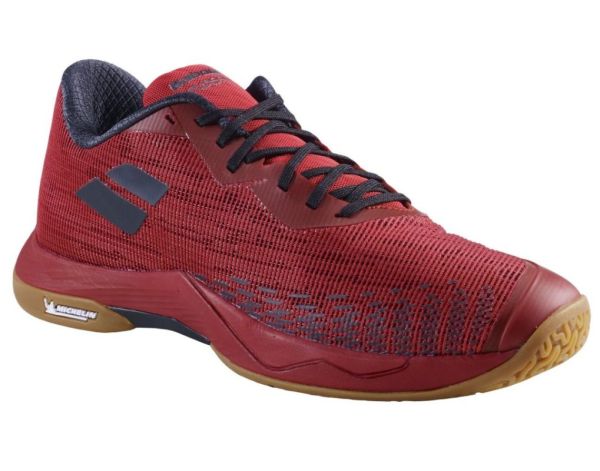 Scarpe da uomo per il badminton/squash Babolat Shadow Spirit 2 - black/poppy red