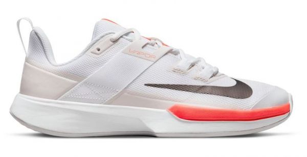 Sieviešu tenisa apavi Nike Vapor Lite W - white/metalic pewter/phantom/bright crimson
