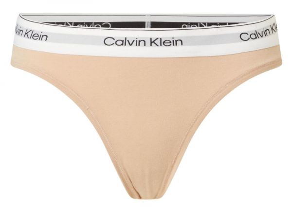 Дамско бельо Calvin Klein Thong 1P - cedar