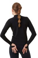 Ženska majica dugih rukava Björn Borg Running Seamless Mock Neck - black beauty Ženska majica dugih rukava Björn Borg Running Seamless Mock Neck - black beauty