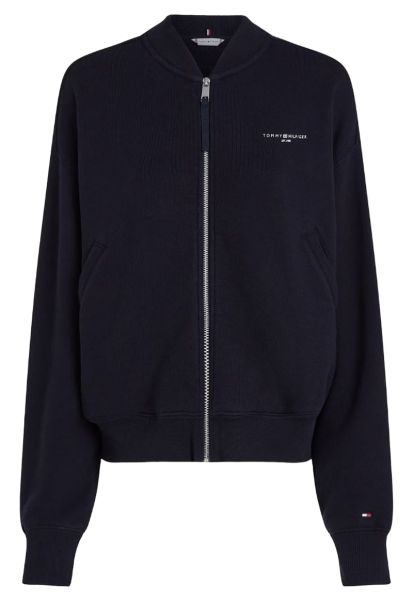 Women's jumper Tommy Hilfiger Cropped Mini Corp Bomber - Black