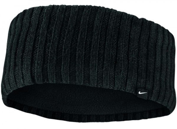 Galvas apsēji Nike Knit Headband - black/silver