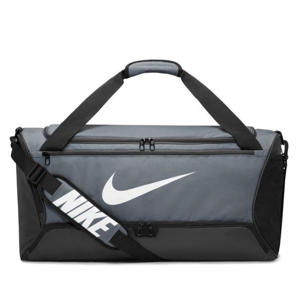 Sporttasche Nike Brasilia 9.5 Training Duffel Bag - iron grey/black/white