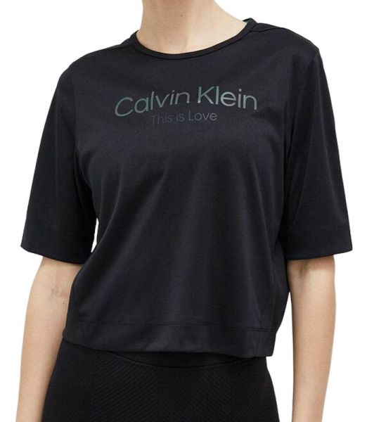 Дамска тениска Calvin Klein WO SS T-shirt (Boxy) - black beauty