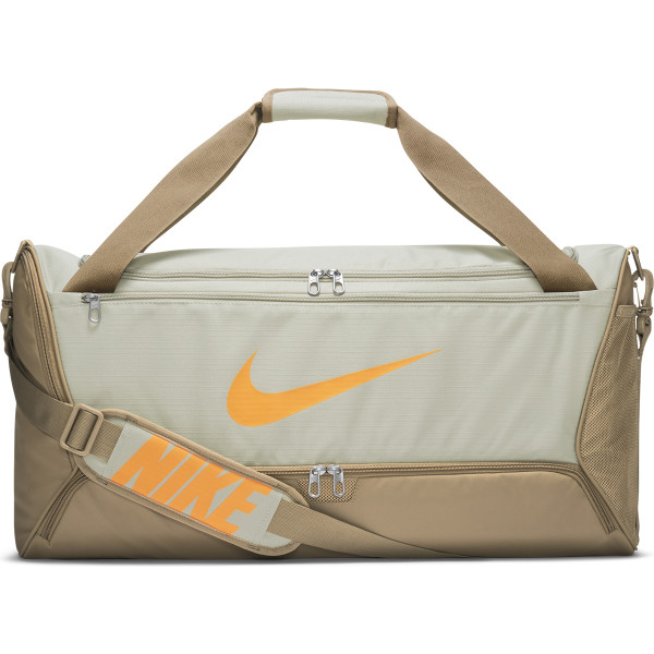 Sport bag Nike Brasilia Training Duffle Bag - stone/sandalwood/total orange