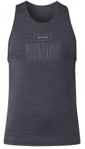 Herren Tennis-T-Shirt Reebok Les Mills Activchill Singlet M - black