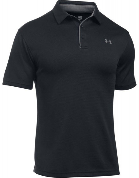 Herren Tennispoloshirt Under Armour Tech Polo - black